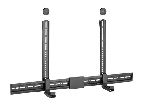 Equip Uni. Soundbar-Wandhalt. 800x400mm 15Kg Black Lite Retail