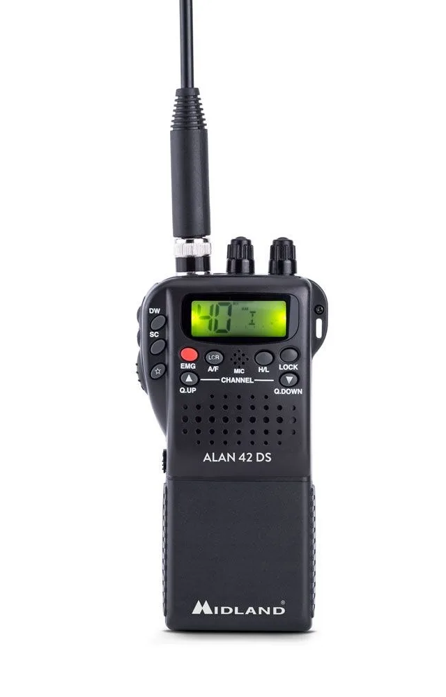 Midland C1267 Two-Way Radio 40 Channels 26.565 - 27.99125 MHz Black