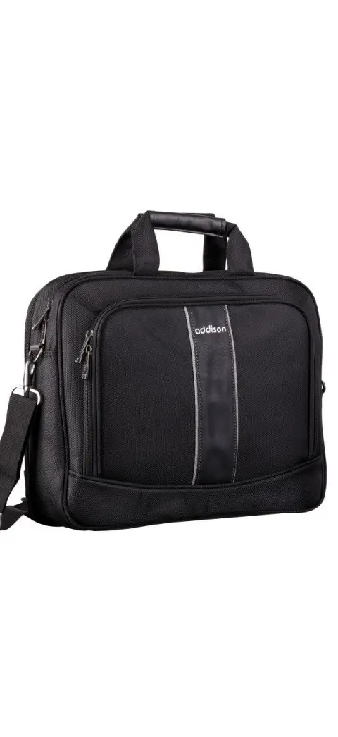 Addison 309015 laptop case 39.6 cm (15.6") Briefcase Black
