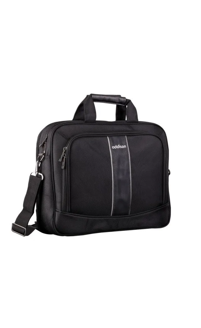 Addison 309015 laptop case 39.6 cm (15.6") Briefcase Black