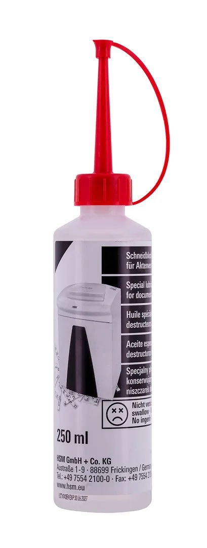HSM Shredder Cleaning And Maintenance Fluid 250ml