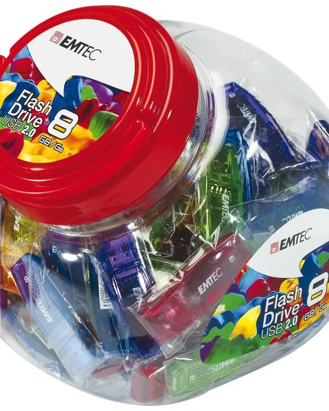Emtec C410 Color Mix - Candy Jar 2.0 USB flash drive 32 GB USB Type-A Multicolour
