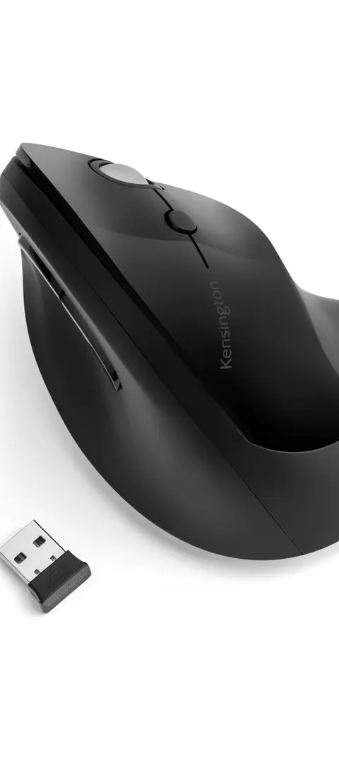 Kensington Pro Fit Ergo Wireless Vertical Mouse - Black