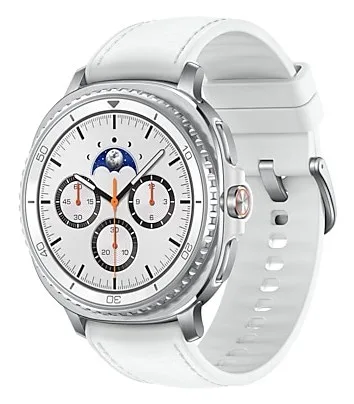 Samsung Galaxy Watch 8 Classic 3.3 cm (1.3") AMOLED 46 mm Digital 438 x 438 pixels Touchscreen Silver Wi-Fi GPS (satellite)