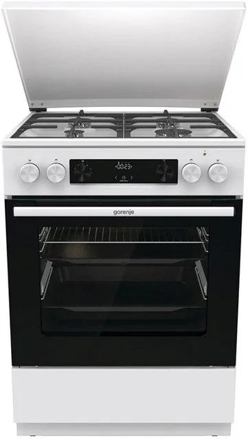 Gorenje GKS6C71WF Freestanding Cooker With Oven White