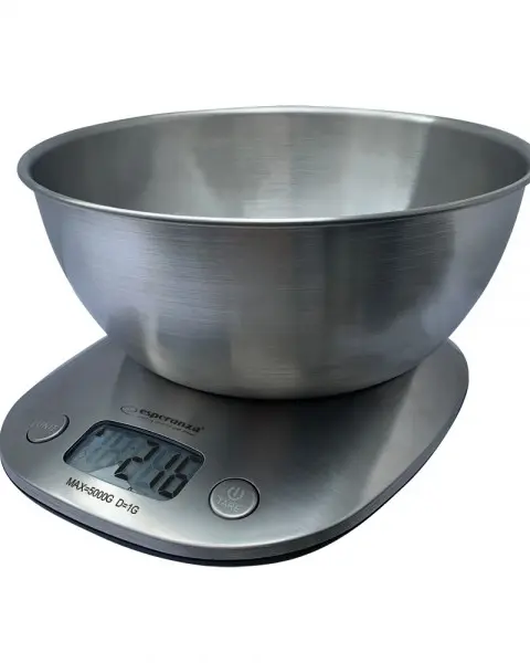 Esperanza LYCHEE Metallic Countertop Oval Electronic Kitchen Scale