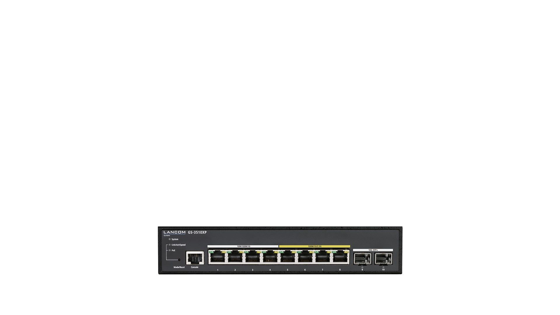 LANCOM GS-3510XP Managed L2 2.5G Ethernet (100/1000/2500) Power over Ethernet (PoE) 1U Black