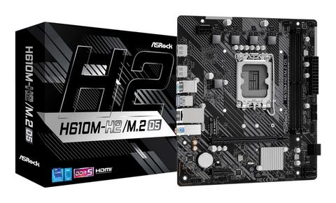 Asrock H610M-H2/M.2 D5 Intel H610 LGA 1700 micro ATX