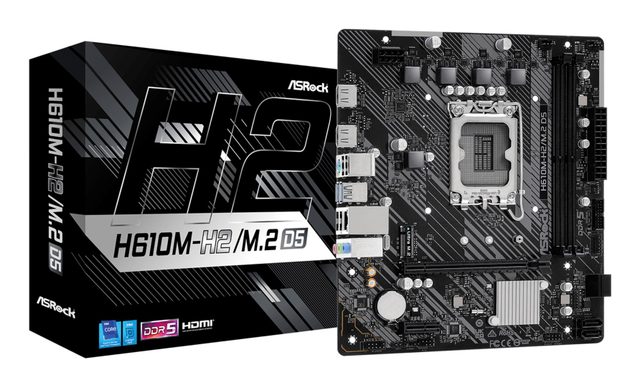 Asrock H610M-H2/M.2 D5 Intel H610 LGA 1700 micro ATX