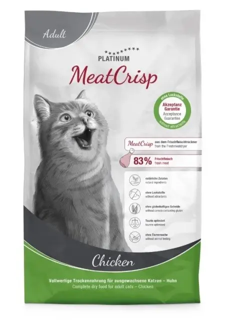 PLATINUM MeatCrisp Adult Chicken - Dry Cat Food - 1 5kg