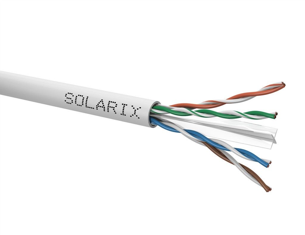 Solarix CAT6 UTP PVC Eca Installation Cable 305m