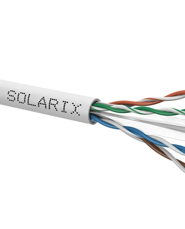 Solarix CAT6 UTP PVC Eca Installation Cable 305m