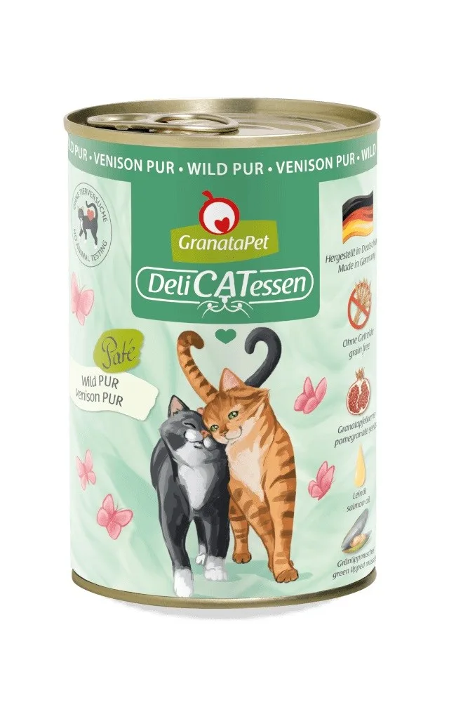GRANATAPET DeliCATessen Venison - Wet Cat Food - 400g