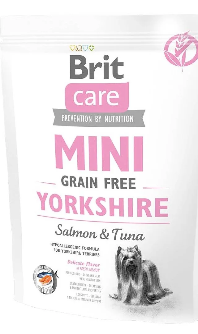 BRIT Care Mini Grain-Free Yorkshire Salmon And Tuna - Dry Dog Food - 400g