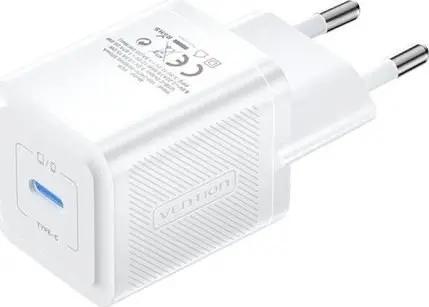 Vention FEPW0-EU mobile device charger Headphones, Smartphone, Smartwatch, Tablet White AC Fast charging Indoor