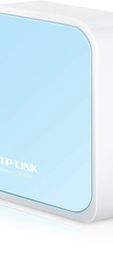 TP-Link TL-WR802N wireless router Fast Ethernet Single-band (2.4 GHz) Blue, White