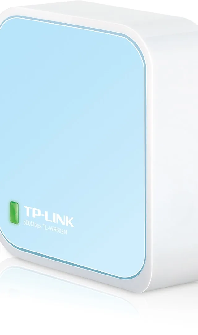 TP-Link TL-WR802N wireless router Fast Ethernet Single-band (2.4 GHz) Blue, White