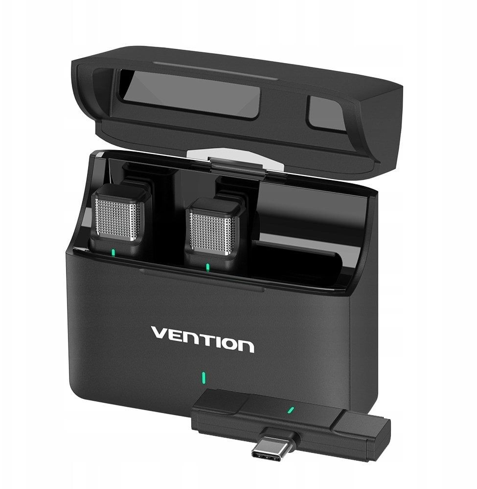 Set Of 2 Vention USB-C Microphones Charging Case