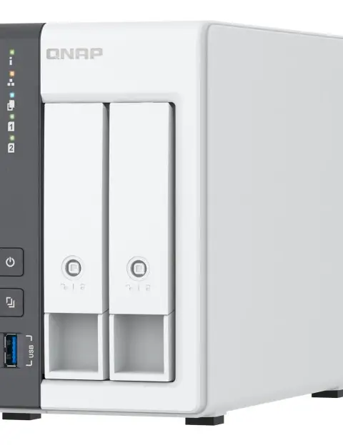 QNAP TS-216G NAS/storage server Tower Cortex-A Cortex-A55 4 GB HDD White