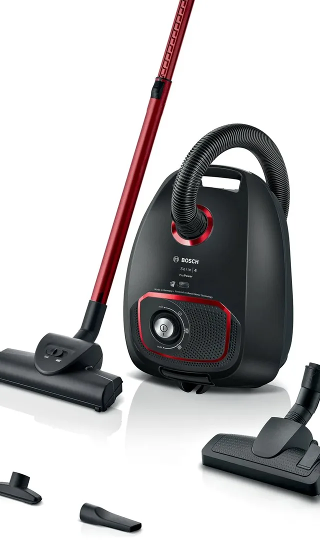 Bosch Serie 4 BGB41POW1 850 W black bagged vacuum cleaner