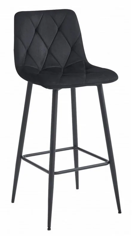 BAR CHAIR BLACK 104X43.5X32.5