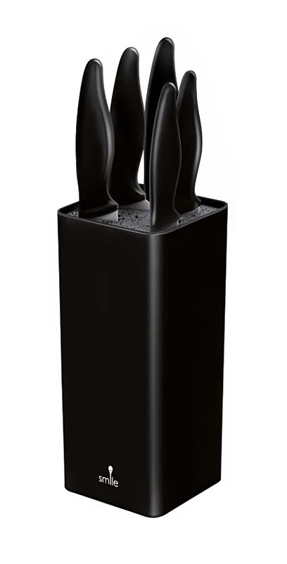Smile SNS-6 6-Piece Block Knife Set Black