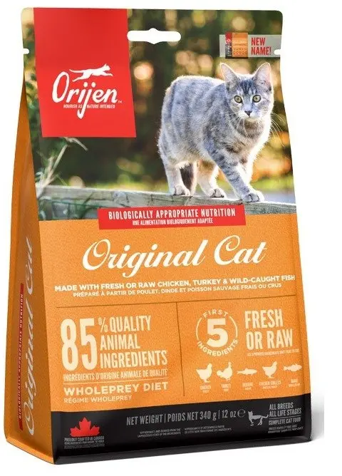 Orijen Cat Kitten Cats Dry Food Chicken Fish Turkey 340 G