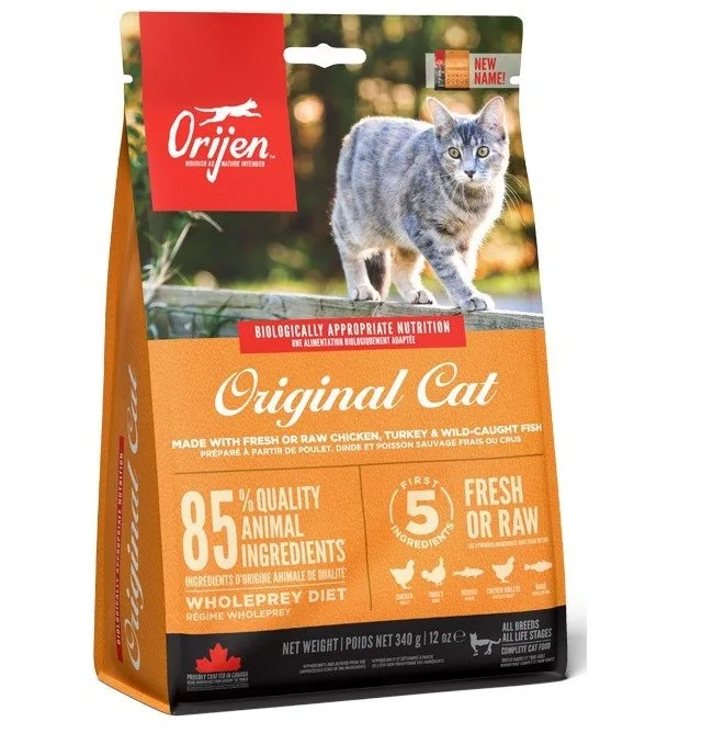 Orijen Cat Kitten Cats Dry Food Chicken Fish Turkey 340 G