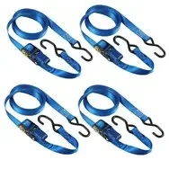 MASTER LOCK Spanngurt Mit Ratsche Und S-Haken 5mx25mm 4Stk