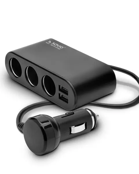 Savio SA-024 mobile device charger Universal Black Cigar lighter Auto