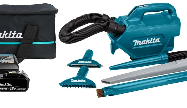 Makita Vacuum Cleaner 18V DCL184RF LXT with 1x3.0Ah battery