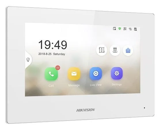 Hikvision Pro Series DS-KH6320-WTE2-W video intercom system 17.8 cm (7") White