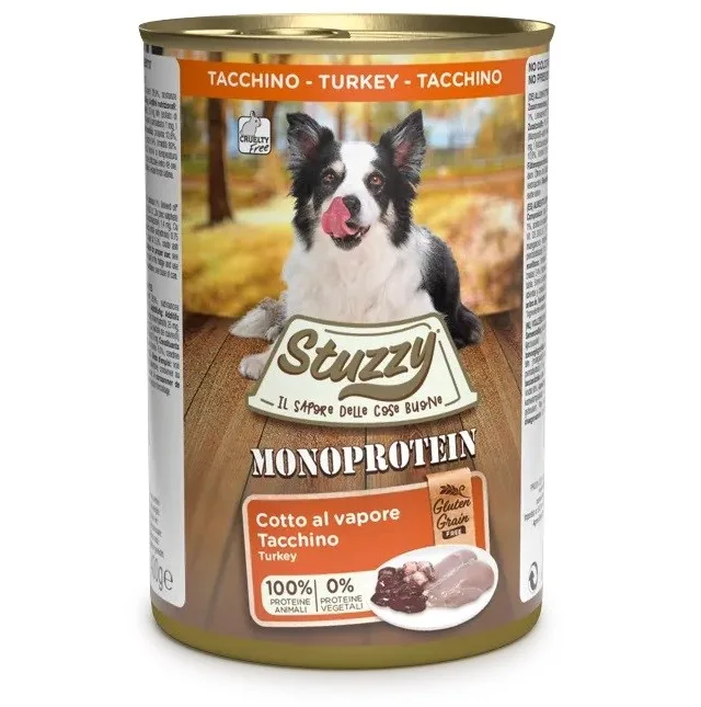 STUZZY Monoprotein Turkey - Wet Dog Food - 400 G