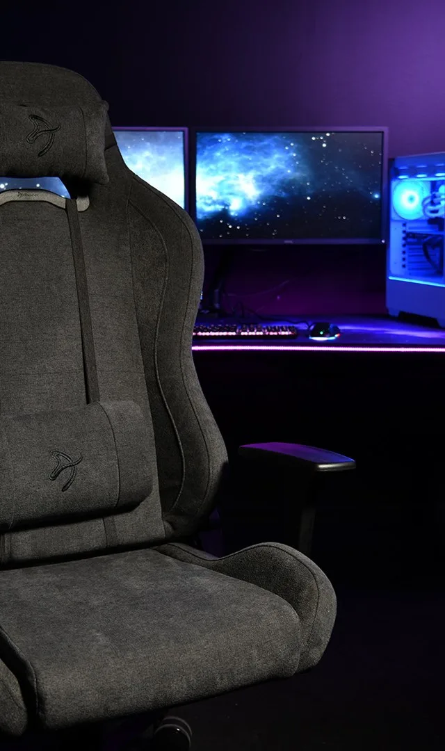 Arozzi Gaming Stuhl Toretta Dark Grey SoftFabric