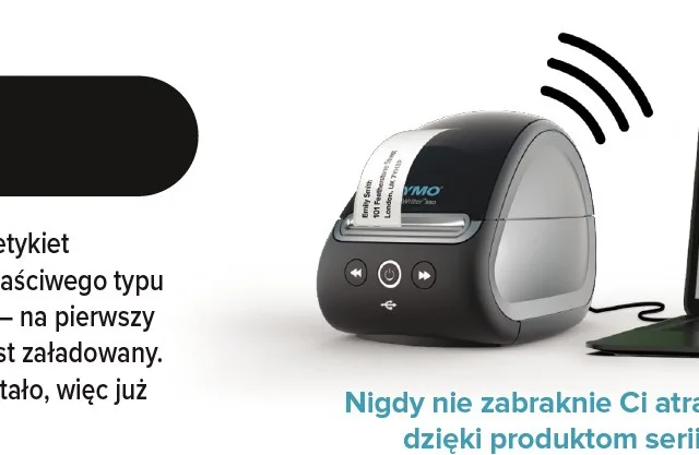 DYMO LabelWriter 550 Label Printer | Label Maker with Direct Thermal Printing | Automatic Label Recognition | Prints Address LabelsShipping LabelsBarcode Labels & More | EU 2 Pin Plug