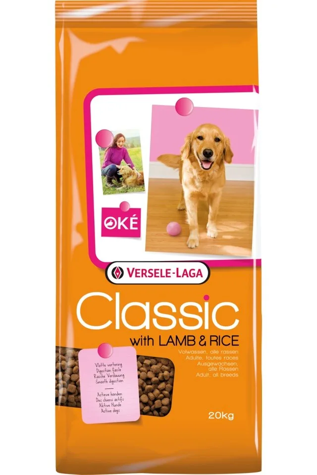 VERSELE-LAGA Classic Lamb Rice - Dry Dog Food - 20 Kg