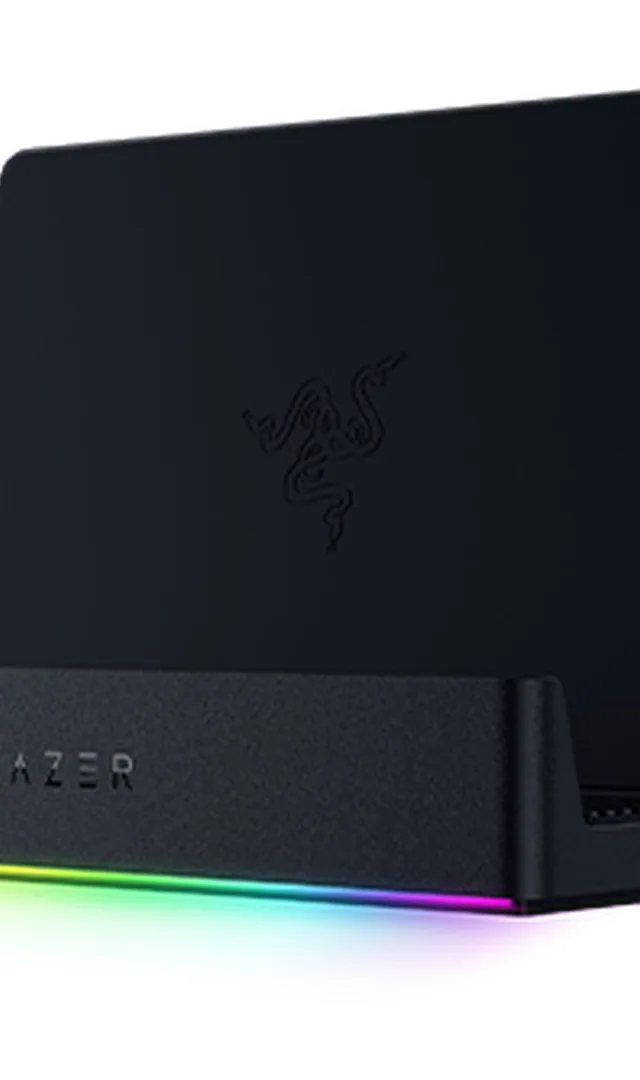 Razer Handheld Dock Chroma - HDMI USB-Ladestation FüR Gaming-Handhelds (Steam Deck) Tablets, Powered By Razer Chroma™ RGB