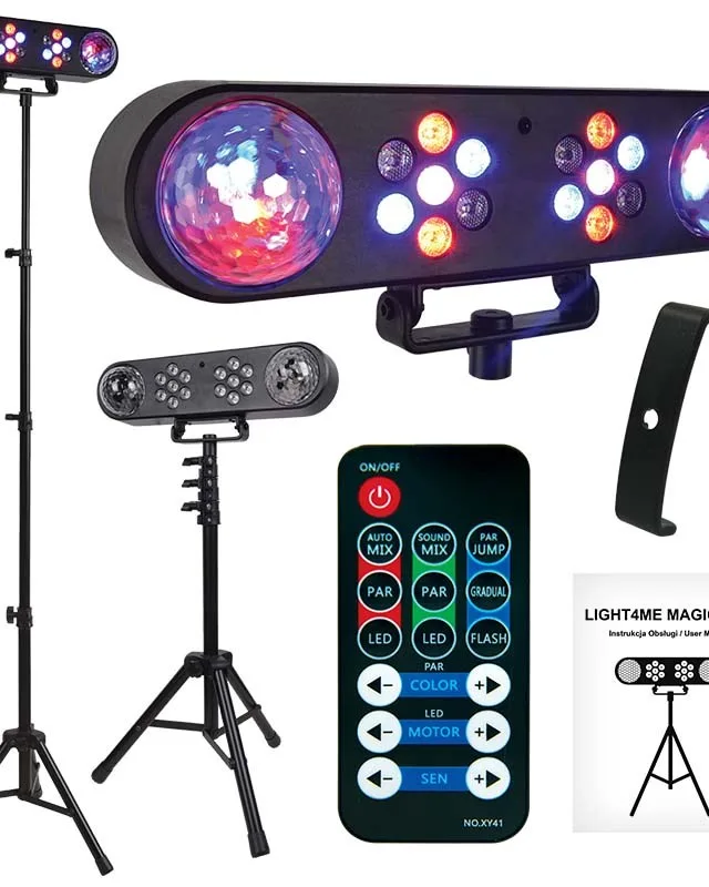 LIGHT4ME MAGIC BAR Disco Ball LED PAR Effect Stand