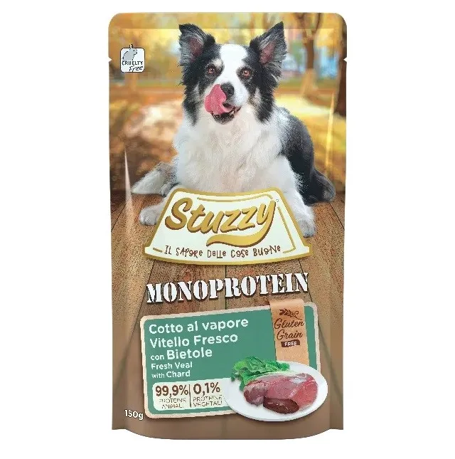 STUZZY Monoprotein Veal With Beetroot - Wet Dog Food - 150g