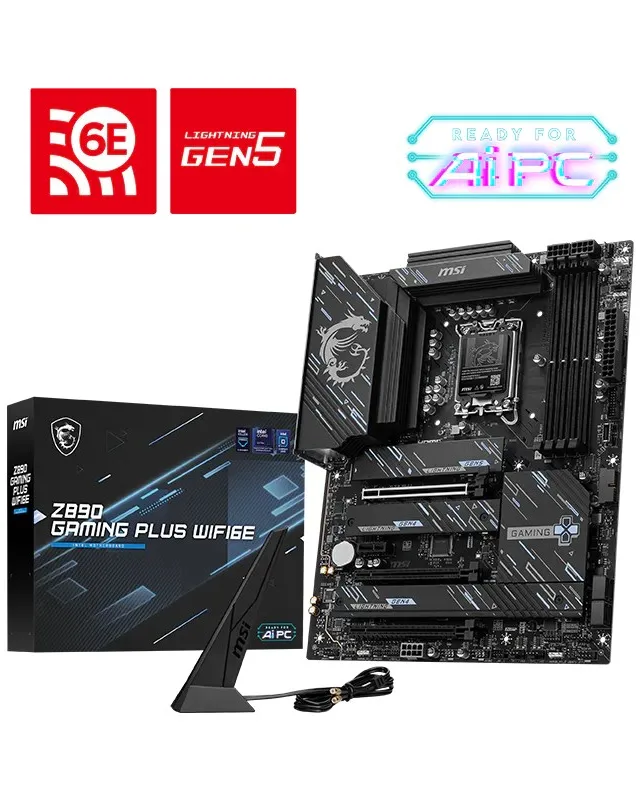 LGA1851 MSI Z890 GAMING PLUS WIFI6E