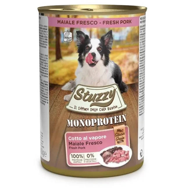STUZZY Monoprotein Pork - Wet Dog Food - 400 G