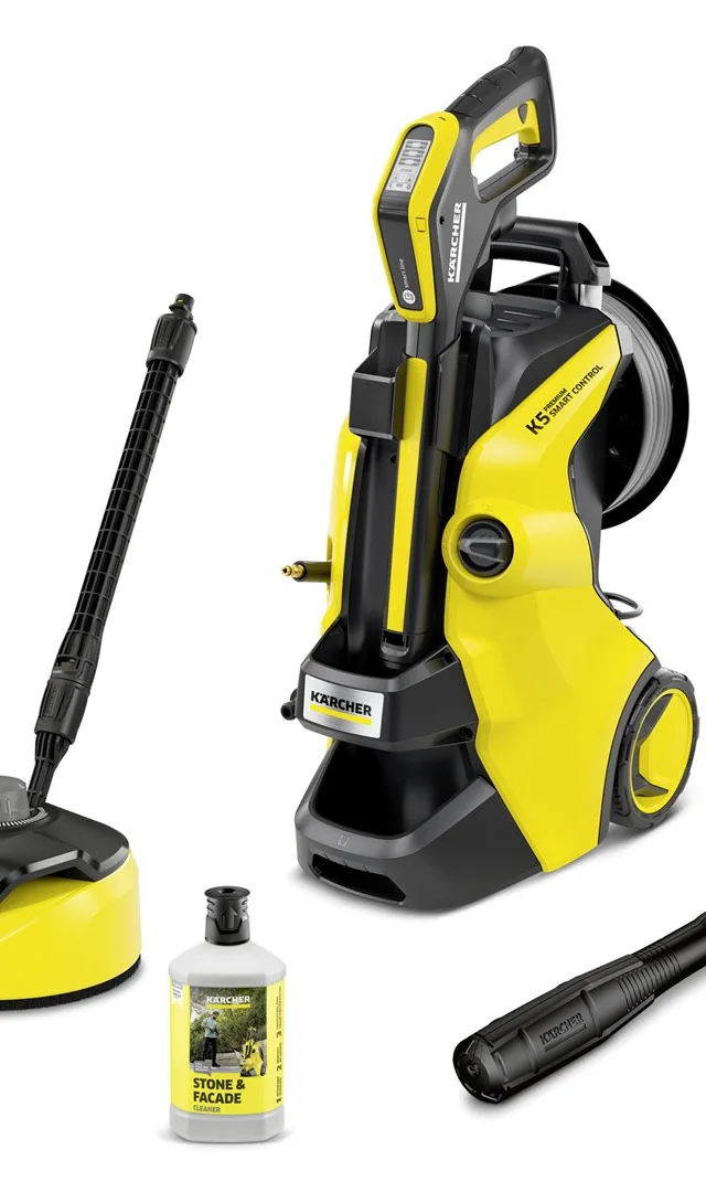 KäRcher K 5 Premium Smart Control Flex Home Pressure Washer Upright Electric 500 L/H Black Yellow