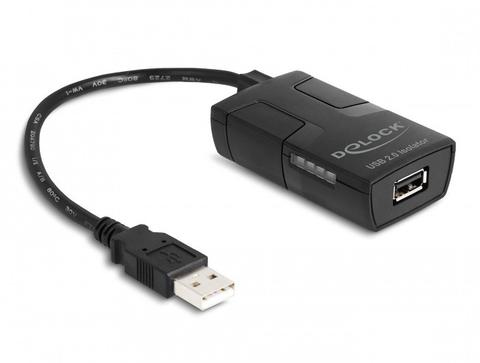 DeLOCK Isolator USB 2.0 Type-A male to female with 5 kV Isolation for data lines