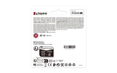 Kingston Technology 128GB SDXC Canvas Select Plus Gen3 150MB/s C10 UHS-I U1 V10