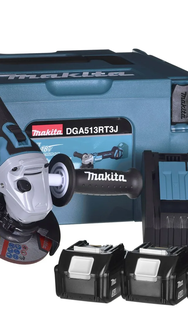 Angle Grinder 18V 3x5.0Ah Battery DGA513RT3J MAKITA