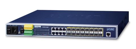PLANET MGSW-24160F network switch Managed L2+ Gigabit Ethernet (10/100/1000) Power over Ethernet (PoE) 1U Blue