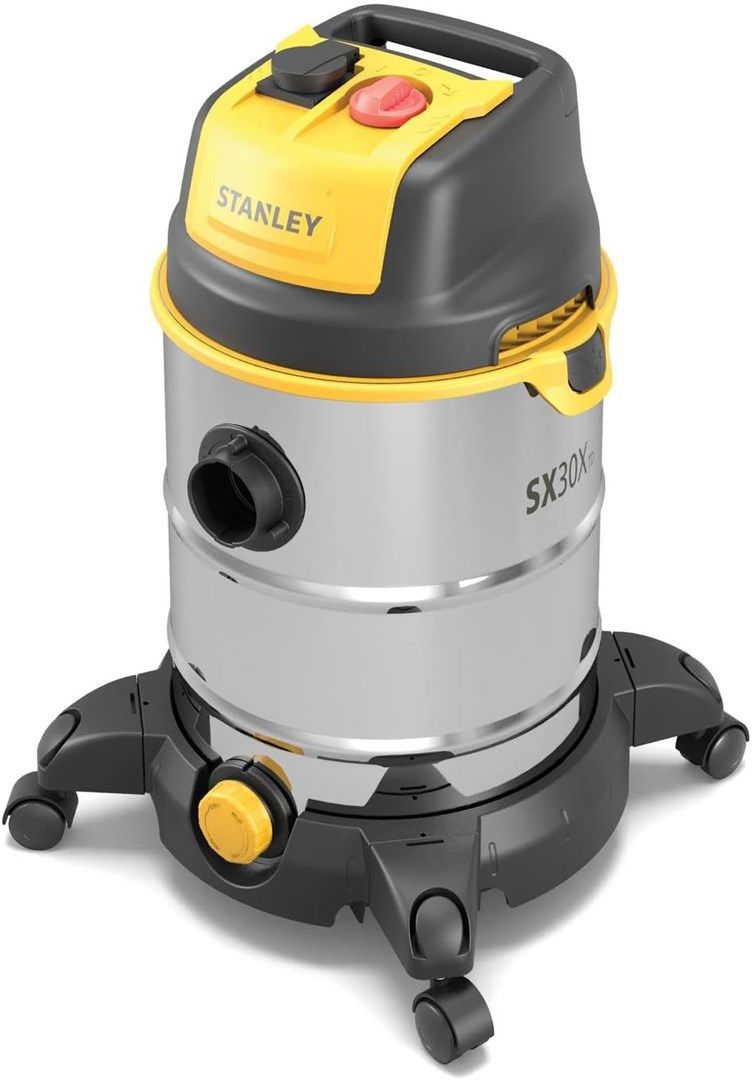 Vacuum Cleaner STANLEY SXVC30XTDE Black Stainless Steel Yellow 1600 W