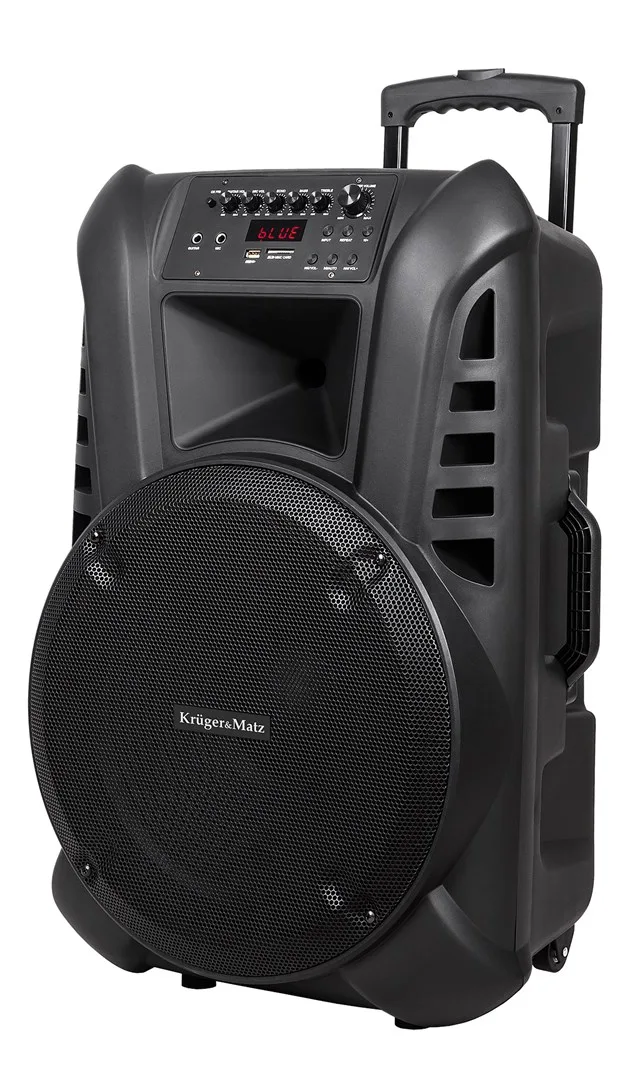 Active Speaker Cabinet (With 2 Wireless Microphones UHF SD Bluetooth FM USB) 60 Watt