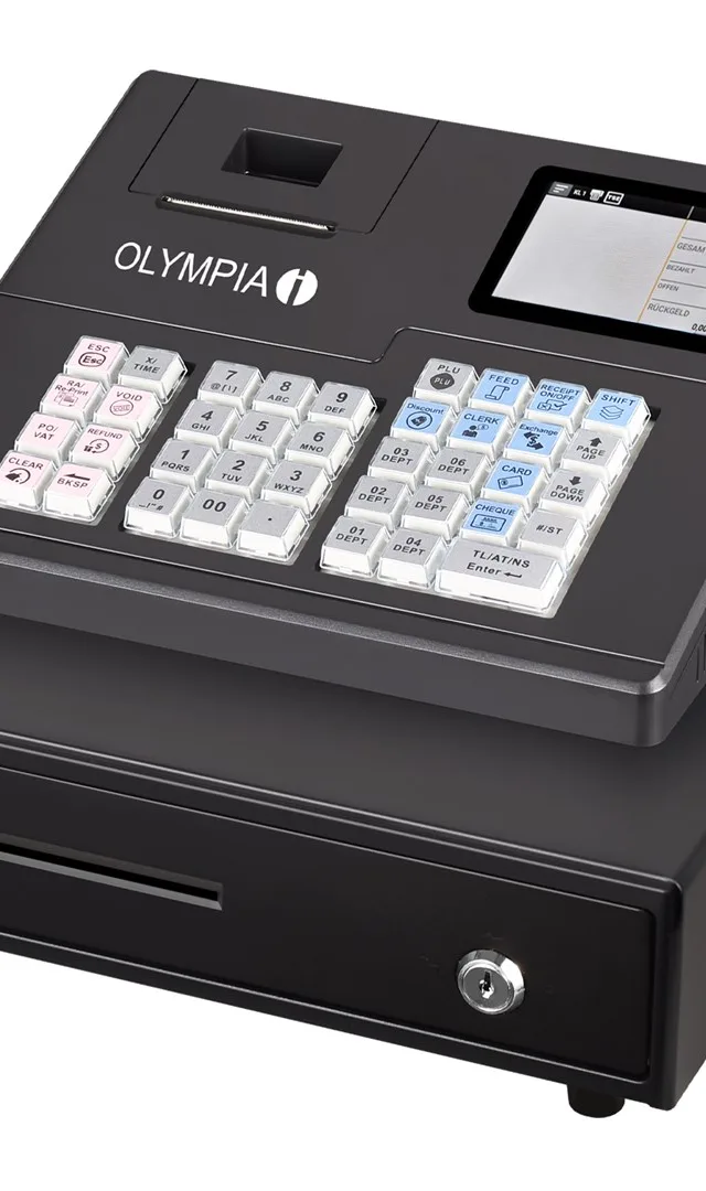 Olympia Kasse K100 Lade Black HINWEIS BEACHTEN