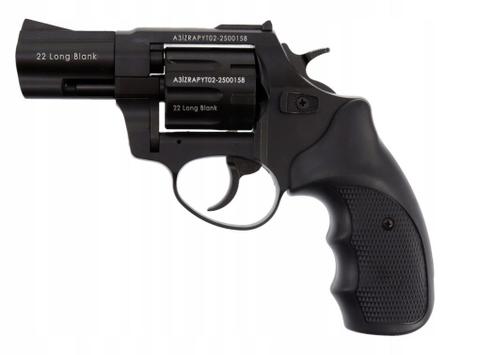 ZORAKI R1-K6L BAS Alarm Signal Blank-Firing Revolver 2.5 Barrel .22 Long Blank Caliber Black (R1256BMP-BAS)